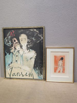JANSEM Jean (1920-2013) lithographie 55/120 signée "Jeune da…