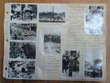 an old black and white photo of a bunch of pictures on a piece of paper