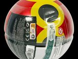 an image of a soccer ball with a sticker on it