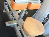 a close up of a machine in a gym