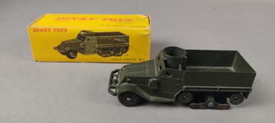 DINKY TOYS. Half-track M3 état d’usage, miniature au 1/43ème…
