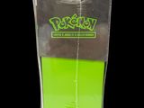 a plastic bag with a green and black logo on it