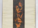 une image représentant un tableau où l'on voit une femme assise sur un tabouret