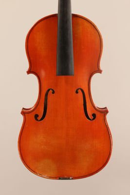 an old violin with a bow on a white background