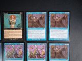 a lot of cards that are on the table