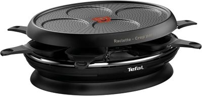 Tefal Appareil Ã raclette avec plaque crÃªp'party, 1050 W