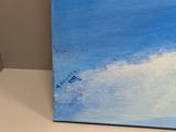 a picture of a painting of a person on a surfboard