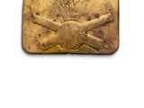an image of a gold coin with a hand on it