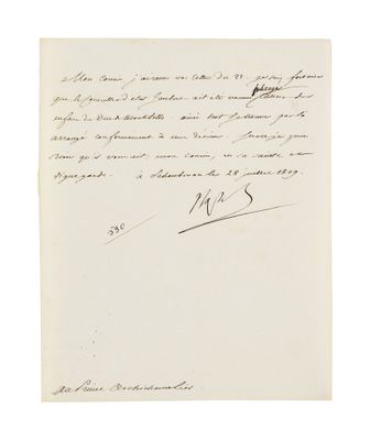 PROTECTION IMPÉRIALE AUX ORPHELINS DU MARÉCHAL LANNES MORT À… - Photo 1