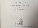 the front cover of a book with a picture of a man riding a horse