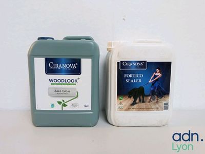 Lot de 2 bidons d'huile d'imprégnation pour bois et base de …