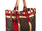 sac fourre-tout en toile et cuir monogramme louis vuitton