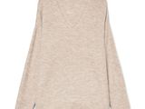 Pull en cachemire à col en V - beige clair - femme | H&M