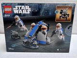 the lego star wars set is in the box on the table