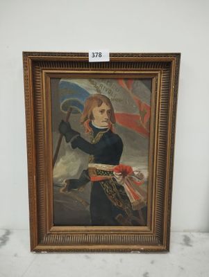 ECOLE FRANCAISE DU XXe Bonaparte au pont d'Arcole d'après An… - Photo 1