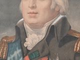 portrait of a man in a military uniform with a medal around his neck