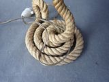 a rope that has been tied up on a table