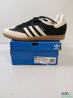 Baskets adidas Originals Gazelle en noir et blanc avec semelles en caoutchouc