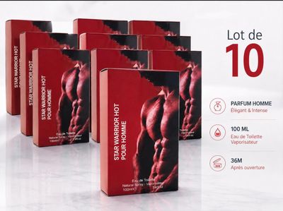 a group of six boxes with a picture of a man ' s torso