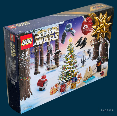 une boîte contenant un ensemble Lego Star Wars