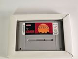 a nintendo game in a white box on a table