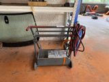 an image of a work cart with tools in a garage