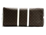 a brown and white louis vuitton bag