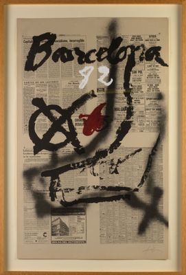 Antoni Tapiès (1923-2012) "Barcelona" tirage original HC, SB…