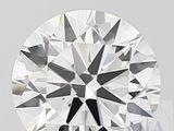 un diamant rond taille brillant, avec un diamant brillant en son centre