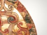 an image of a close up of a decorative object on a white surface