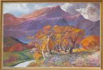 Jean-Louis PAGUENAUD (1876-1952)
Vue de la Rhune au Pays-Basque, ...