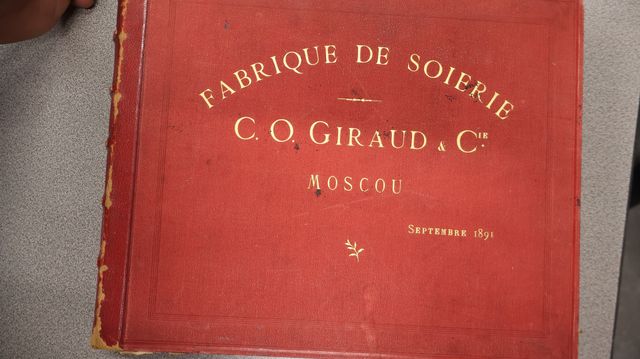 Bel album de photographies « fabrique de soierie » C.O Giraud et ...