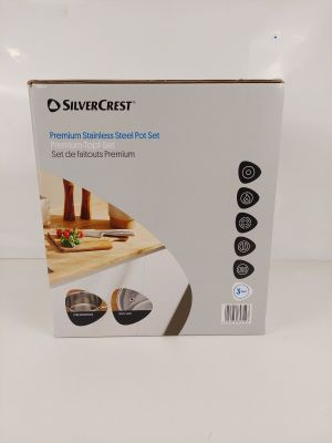 Ensemble de casseroles en acier inoxydable Silvercrest Premium