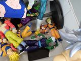 many action figures that are on the floor