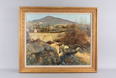 Luc DIDIER, né en 1954 : le village de Venterol, 1981, - Photo 1