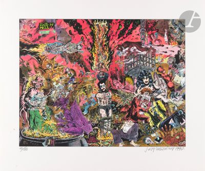 an image of a painting of a group of people in a garden