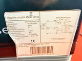 a box with a label on it sitting on a table