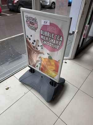 Panneau trottoir - 1 Tapis DONUTS TIME - Photo 1