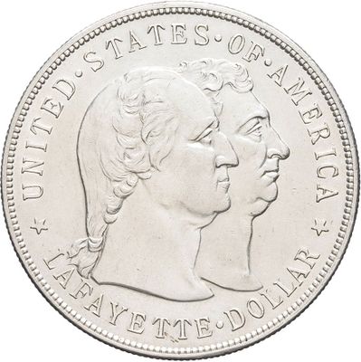 an image of a silver coin with two heads of a woman and a man