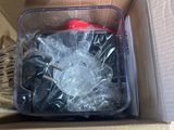 a box with a bunch of items inside of it
