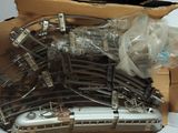 a box with a bunch of train tracks in it