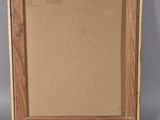 an image of a picture of a picture frame with a brown background