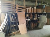 a room filled with lots of cardboard and cardboard boxes