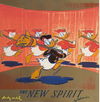 mickey mouse and friends in a new spirit poster from walt ' s mickey and friends