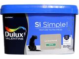Peinture Duluxx Valentine dans un seau, avec un chat assis par terre
