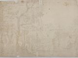 an old piece of paper with a drawing on it
