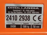 the label on the back of an orange machine shows the date of the machine