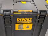 a toolbox that is sitting on the ground