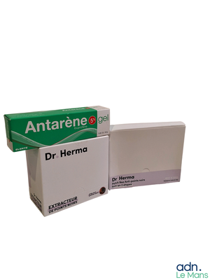 une boîte d'Antarene et une boîte de Dr Hermo