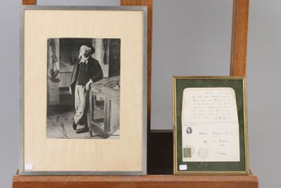a picture of a man standing next to a picture of a man